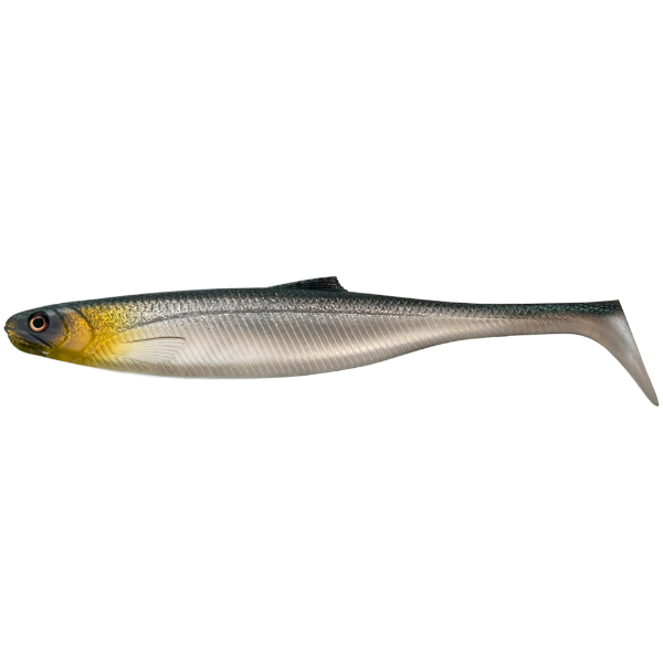 Realistic fish lure on a white background