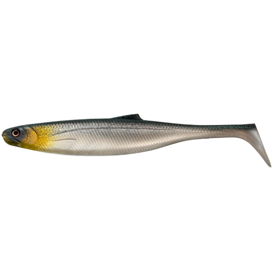 Realistic fish lure on a white background
