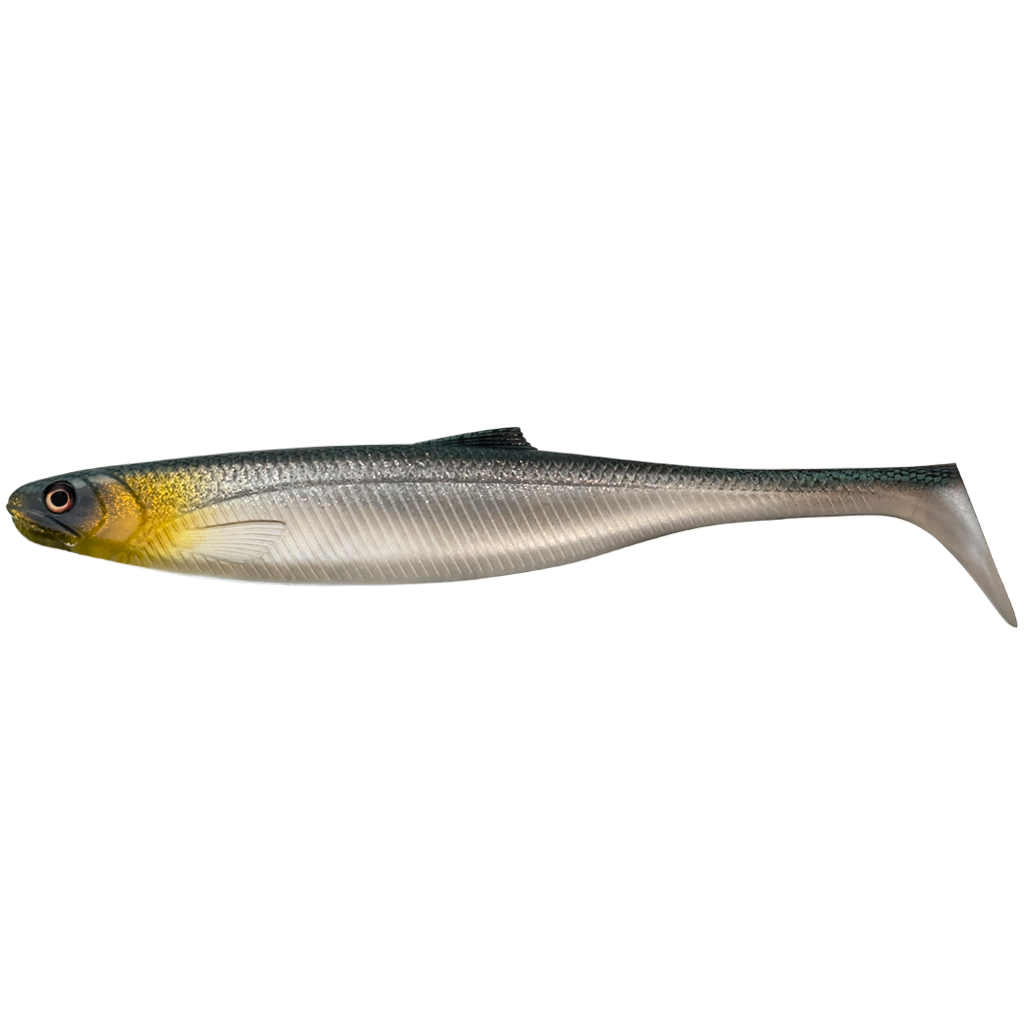 Realistic fish lure on a white background
