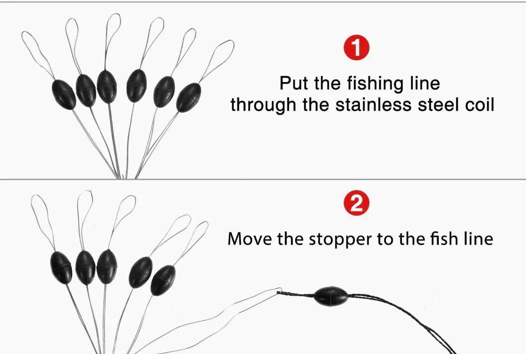Hendrix Fishing Company Bobber Stops 24-Pack