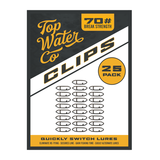 Topwater Co Medium Stainless Steel Speed Clips 70 lb