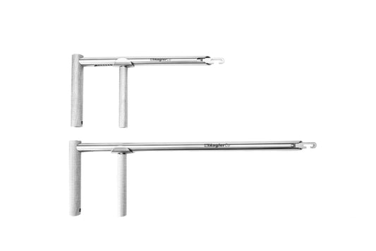 AnglerCo Classic Dehooker | Solid 304 Stainless Steel | Pistol Grip | 8.5" & 13.5" | Heavy-Duty Hook Removal