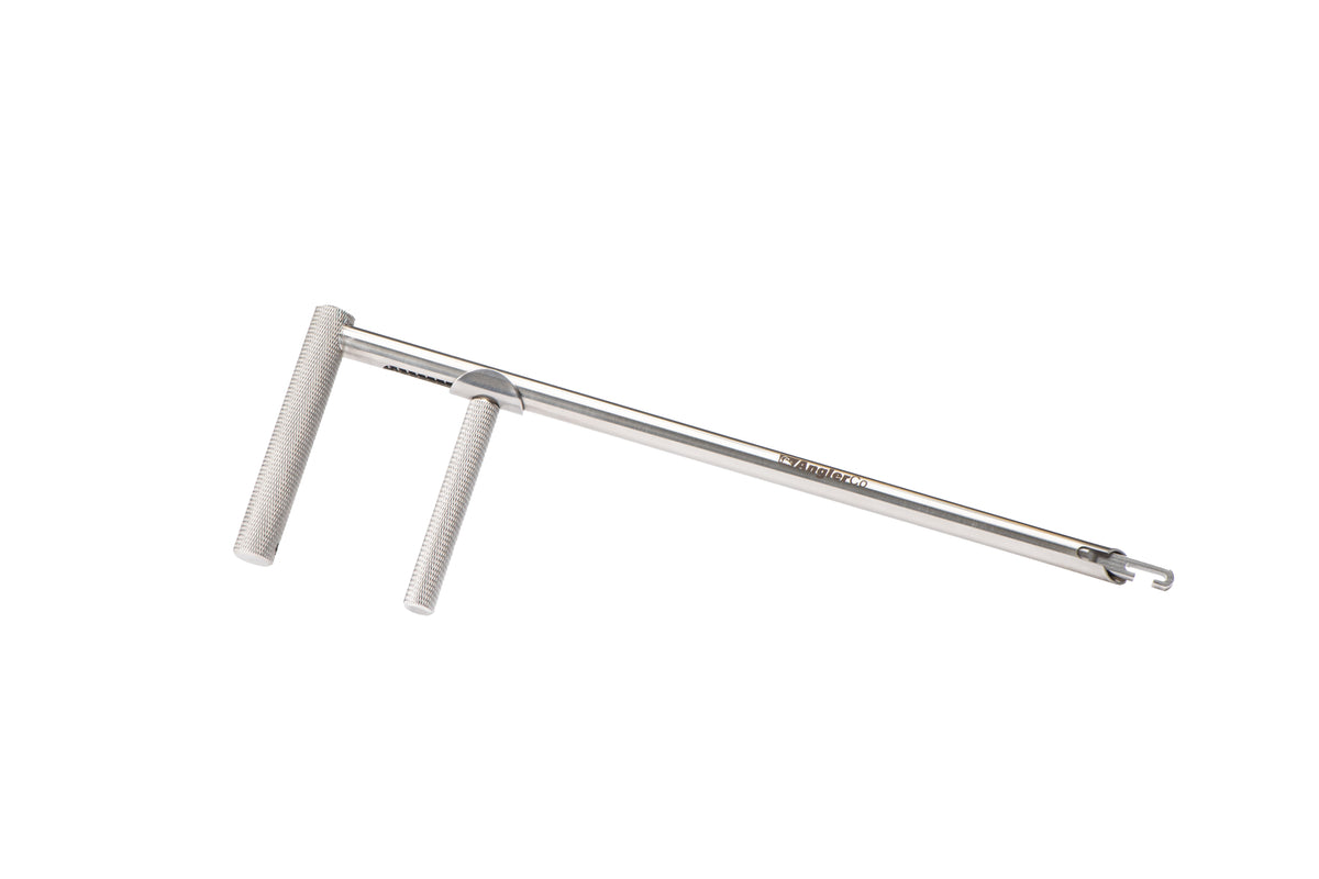 AnglerCo Classic Dehooker | Solid 304 Stainless Steel | Pistol Grip | 8.5" & 13.5" | Heavy-Duty Hook Removal