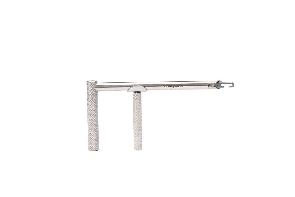 AnglerCo Classic Dehooker | Solid 304 Stainless Steel | Pistol Grip | 8.5" & 13.5" | Heavy-Duty Hook Removal