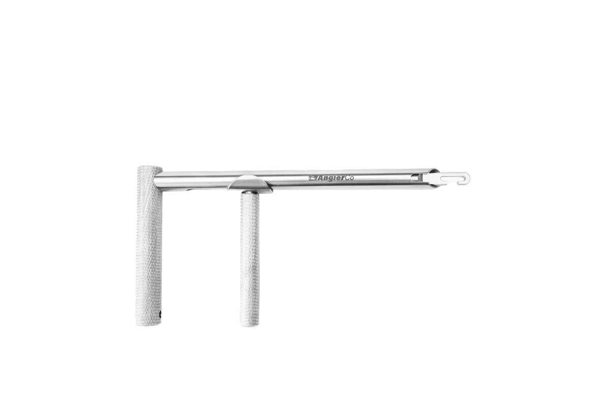 AnglerCo Classic Dehooker | Solid 304 Stainless Steel | Pistol Grip | 8.5" & 13.5" | Heavy-Duty Hook Removal