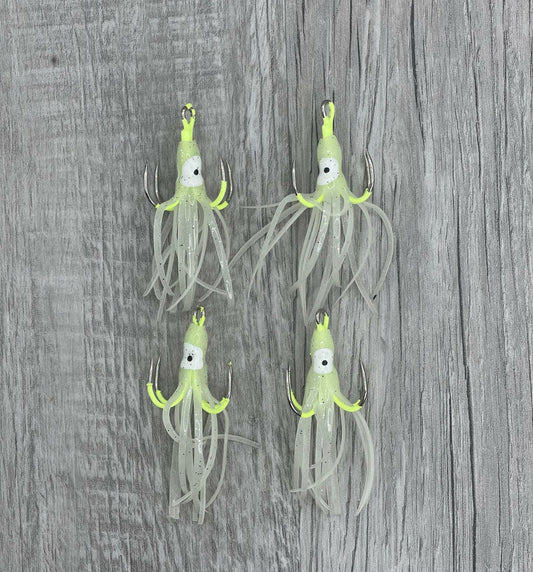 Kraken Jigz Squid Treble Assist Hooks | 1/0 4-Pack