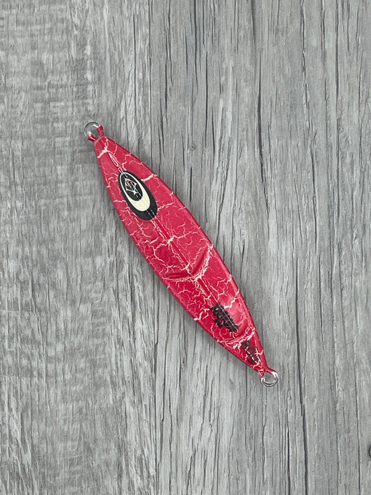 Kraken Jigz Mayhem Mini Blood Stripe Slow Pitch Jig | 80g