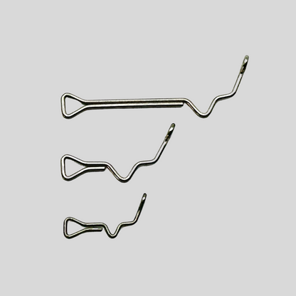 Fish-Skull Articulated Jig Shank | 60-Degree Jig-Style Articulated Shank | Below-Center Dumbbell Slot | True Jig Turnover & Keel | 15mm, 22mm & 37mm | Game Changer & Jig Flies | Flymen