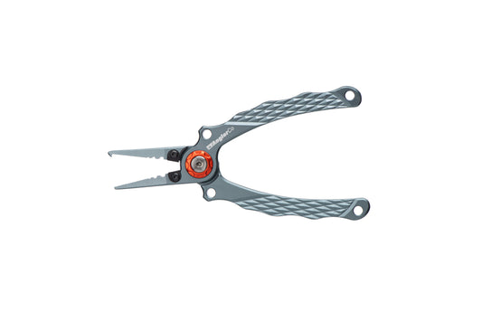 AnglerCo Core Series Fisherman's Pliers | Anodized Aluminum | Braid Cutters | Split Ring Tip | Saltwater
