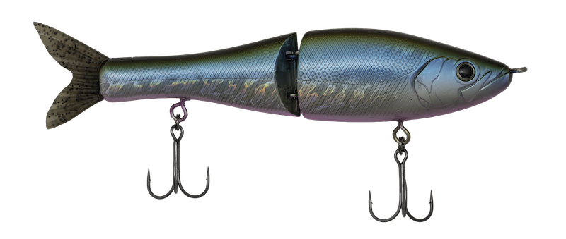 Fishing lure with a detailed pattern on a white background