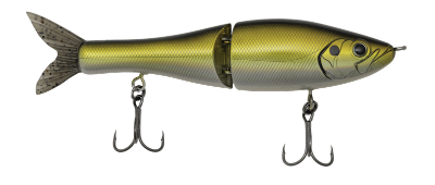 Fishing lure with a detailed design on a white background