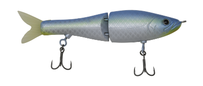 Fishing lure with a detailed design on a white background