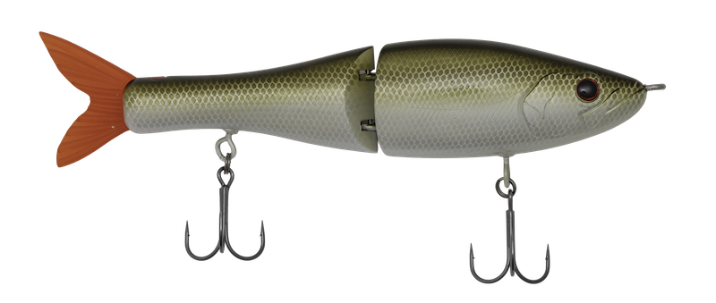 Fishing lure with a detailed design on a white background