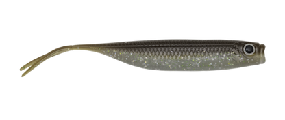 Fishing lure with a detailed texture on a white background