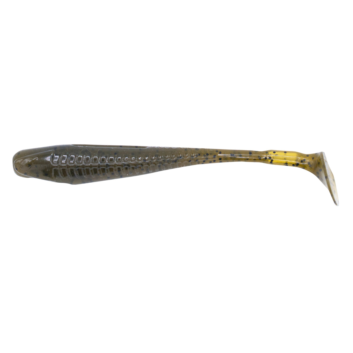 Knockin Tail Lure 5in Green Pumpkin 6pk — Built-In Tail Rattle | Larger Louder Rattle