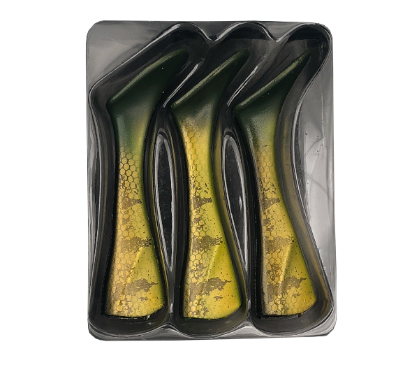 Headbanger Shad 9" Replacement Tails | 3-Pack | 11 Colors | Twist-On Corkscrew Anchor