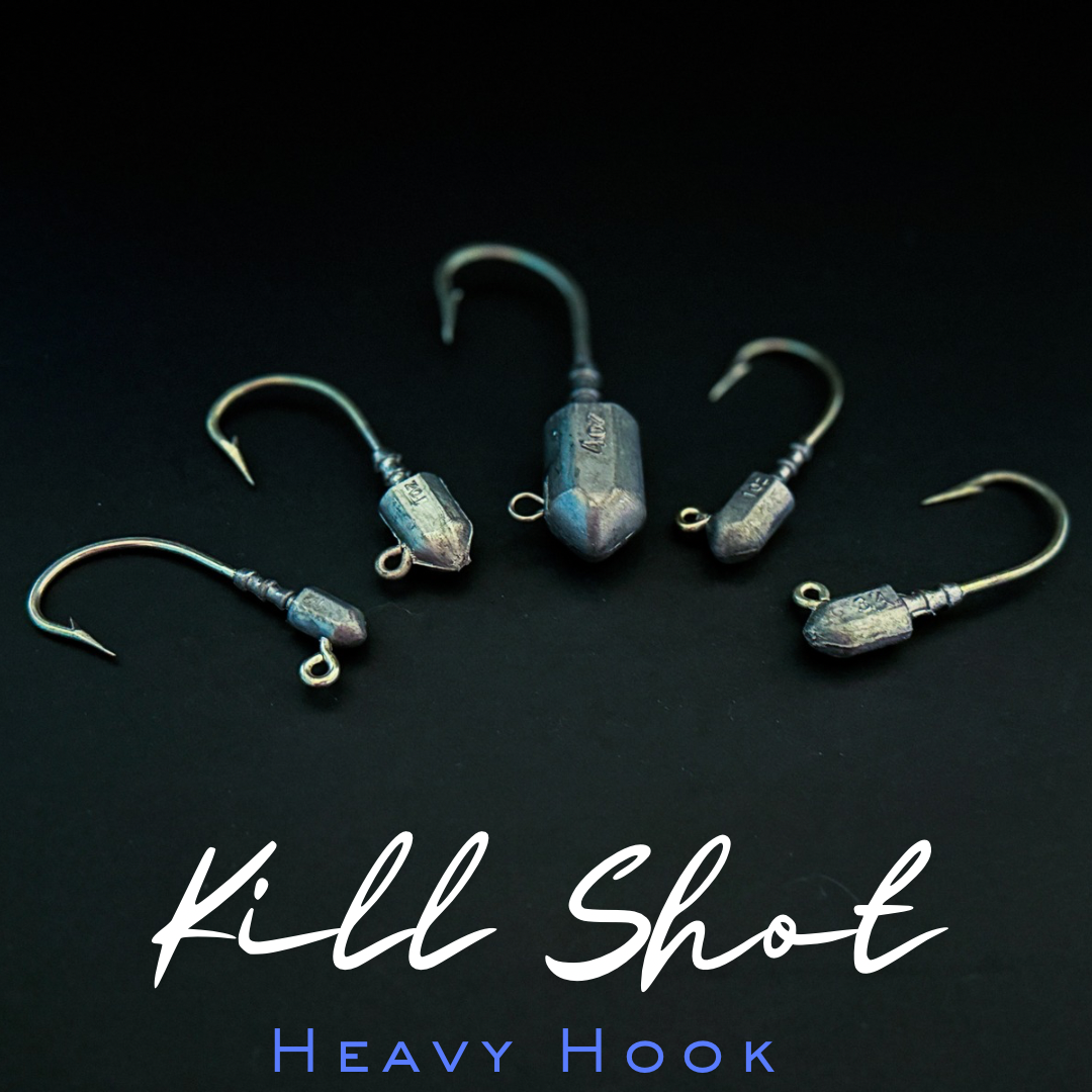 MagicTail Kill Shot Super Strong Bullethead Jig Heads 3-Pack