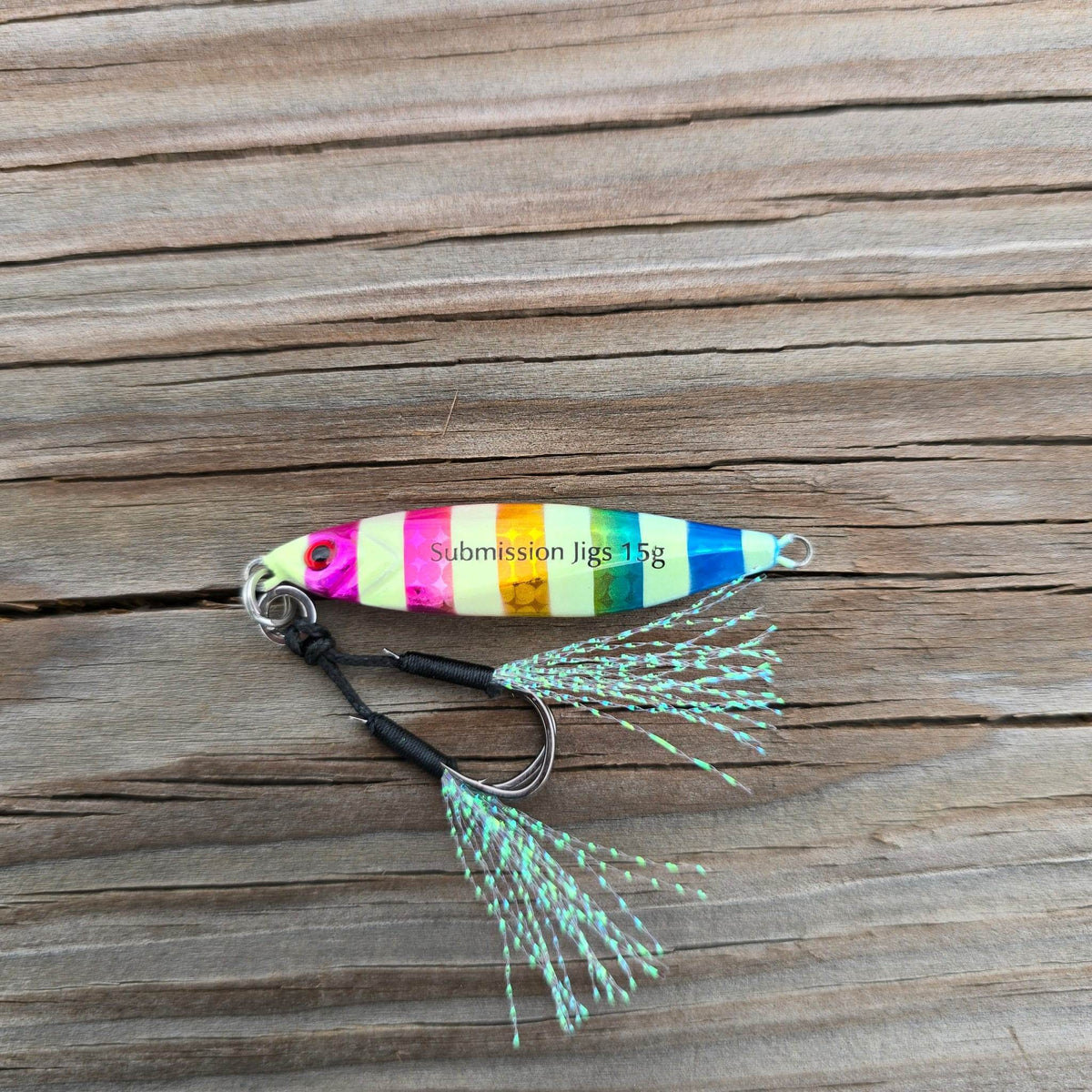 Submission Fishing Co. Micro Mercenary 4-Pack | Slow Pitch Jig | 10g & 15g | 4 Colors | Inshore & Freshwater