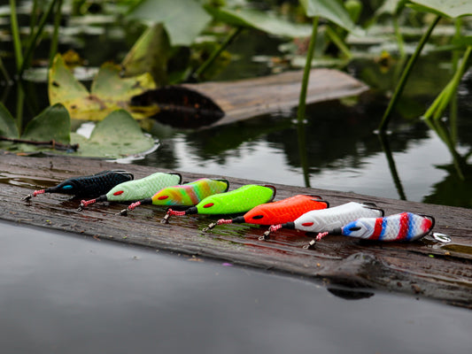 American Snakehead Customs Snek Frog | Bladed Hollow Body Topwater Frog