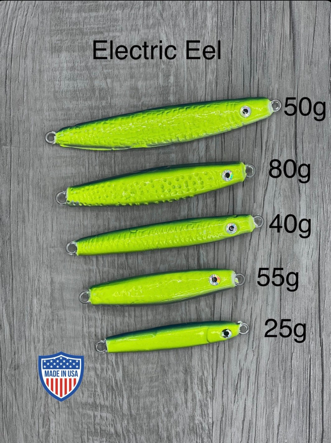 Kraken Jigz Electric Eel Micro Jig | Casting & Jigging