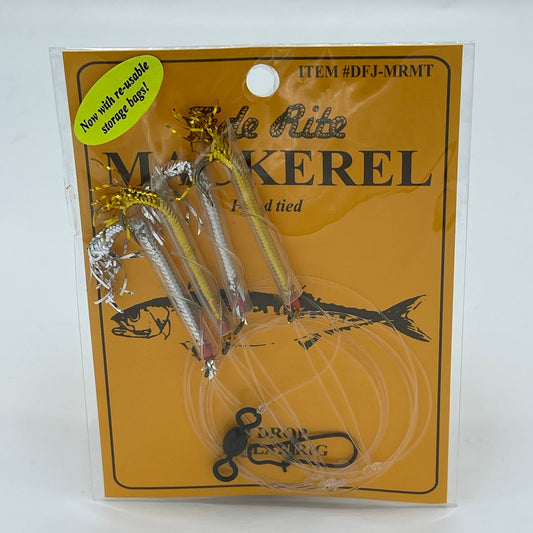Tide Rite DFJ-MRMT Mackerel 4-Drop Rig | Metallic Mylar