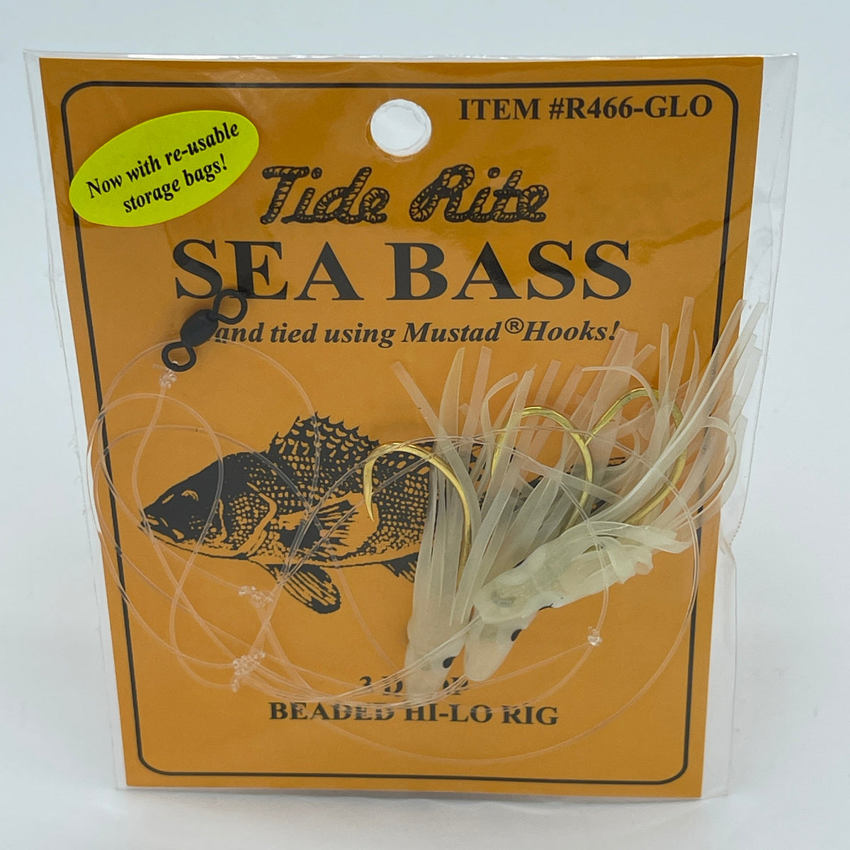 Tide Rite R466 Sea Bass 3-Drop Rig | Mustad Hooks