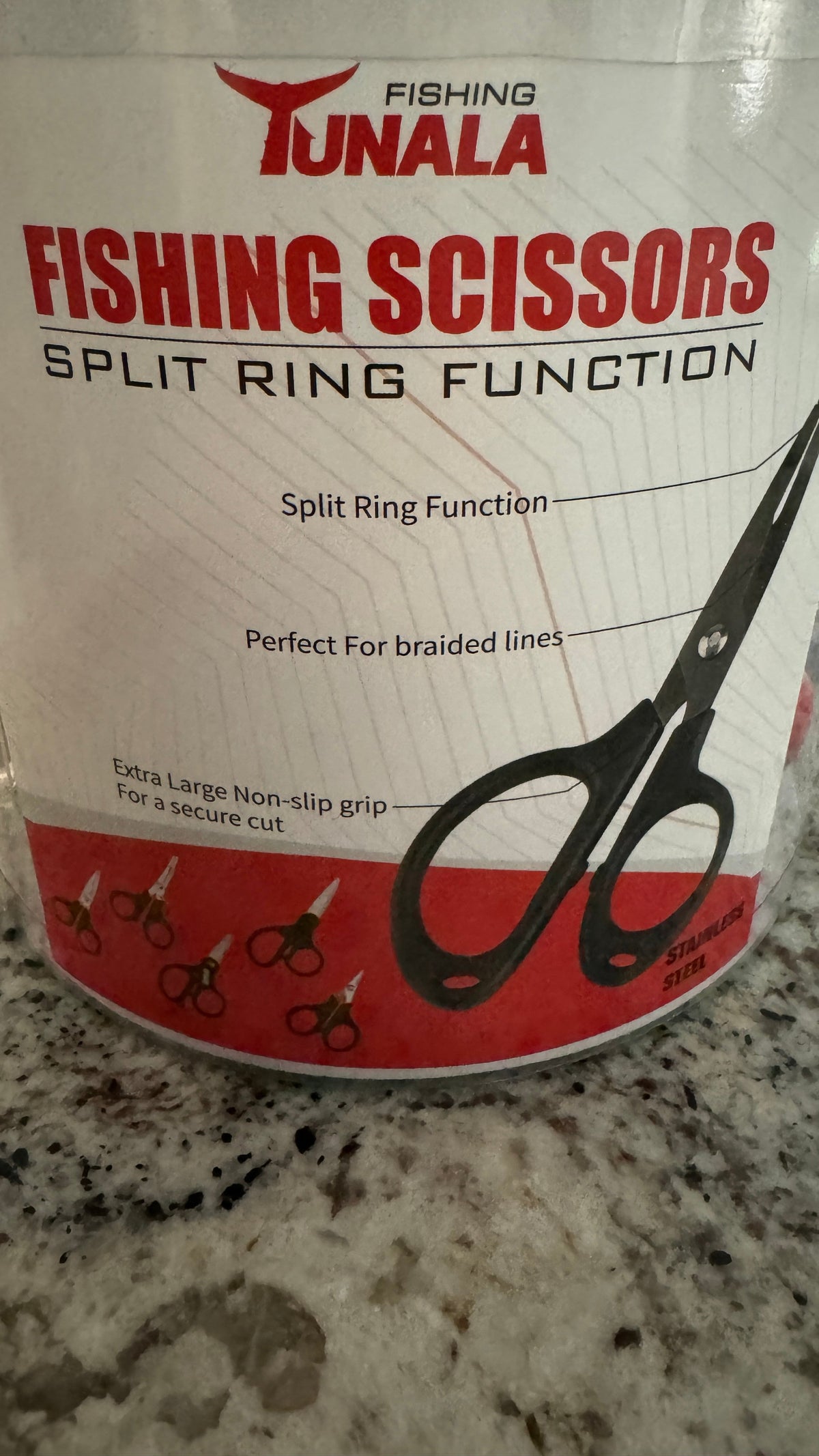 Palmarius 3-in-1 Fishing Scissor, Braid Cutter & Split Ring Opener