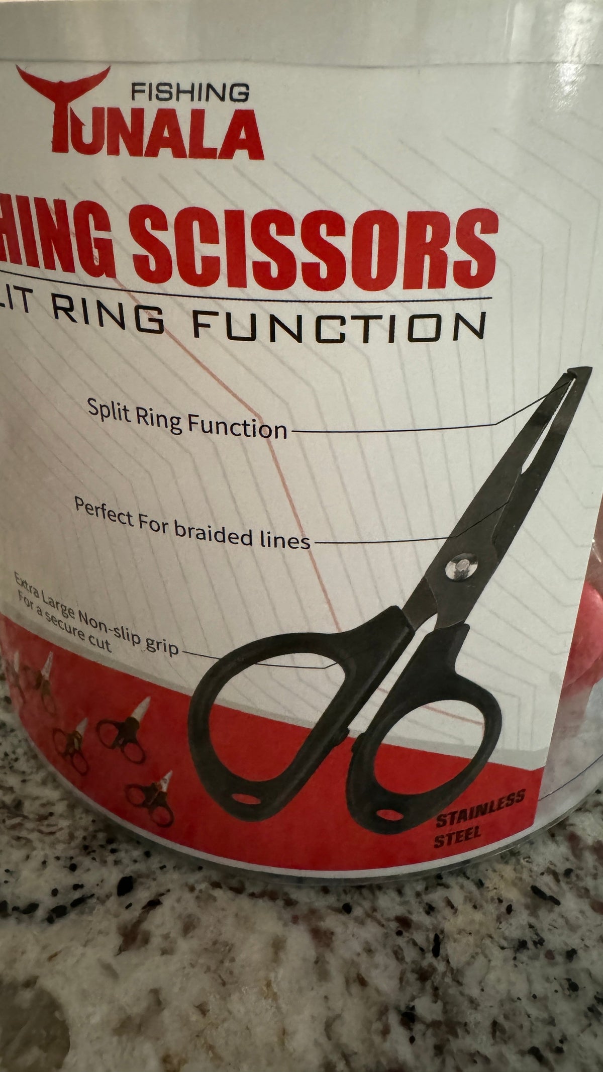 Palmarius 3-in-1 Fishing Scissor, Braid Cutter & Split Ring Opener