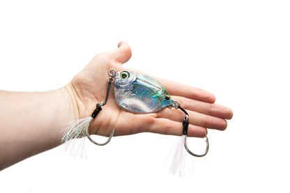 AnglerCo Imposter Jig | Hornbelly Glow-in-the-Dark | Deep Drop & Night Fishing | Flutter & Slow Pitch | 30g–600g