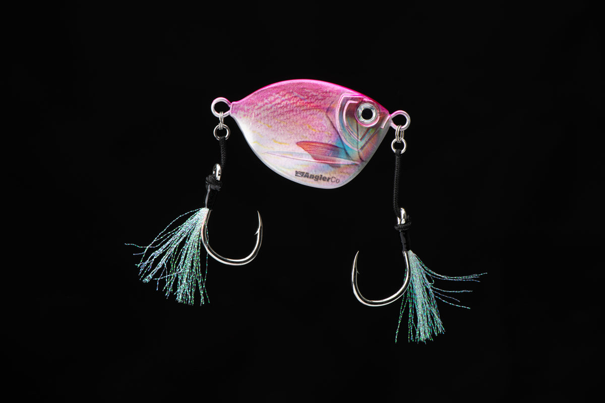 AnglerCo Imposter Jig | Vermillion Snapper | Flutter & Slow Pitch | Deep Reef & Wreck | 30g–600g | 9 Weights