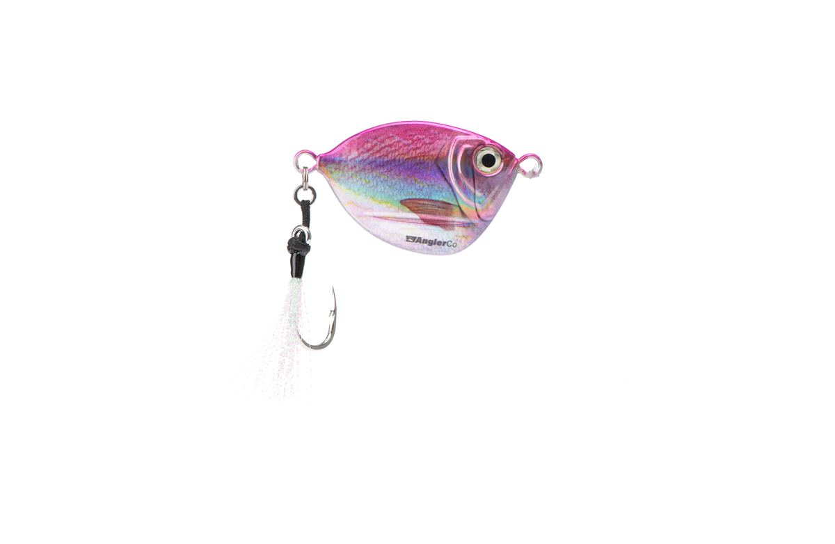 AnglerCo Imposter Jig | Vermillion Snapper | Flutter & Slow Pitch | Deep Reef & Wreck | 30g–600g | 9 Weights
