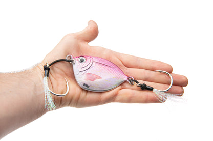 AnglerCo Imposter Jig | Vermillion Snapper | Flutter & Slow Pitch | Deep Reef & Wreck | 30g–600g | 9 Weights