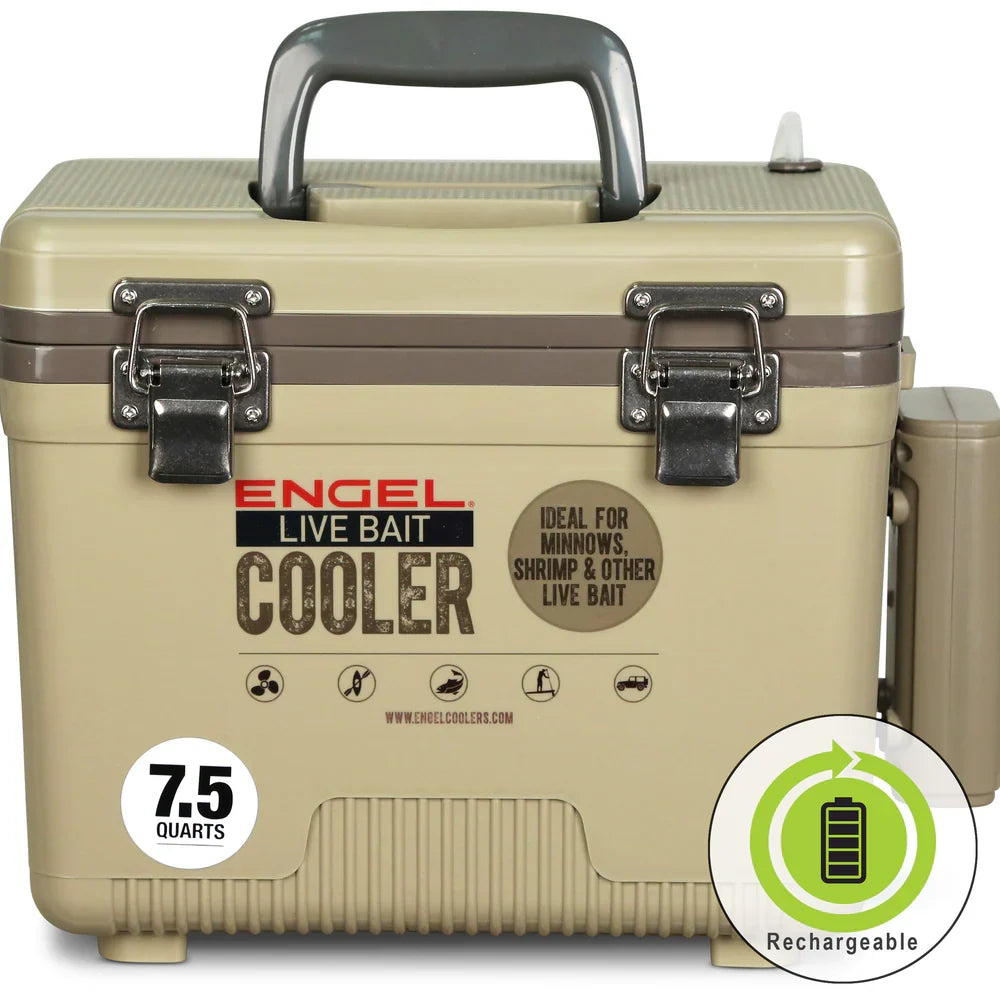 Engel Live Bait Pro Cooler 7.5 Qt with AP3 Aerator