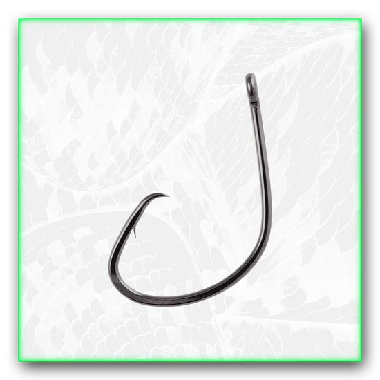Royal Hooks ROYAL Mutsu Light Circle Hooks | Straight Eye | Offset Tip | Light Wire | Live Bait | Jaw-Hook Design | #2–8/0 | 6-Pack