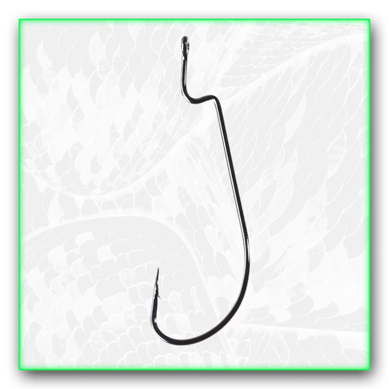 Royal Hooks ROYAL Magnum Offset Worm Hook | Extended Shank | High-Grade Carbon Steel | 6-Pack | 7/0 & 11/0 | Big Swimbaits & Magnum Soft Plastics