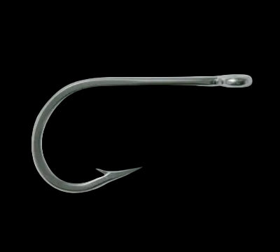 A simple black curved line drawing on a plain white background, resembling a stylized letter or icon.