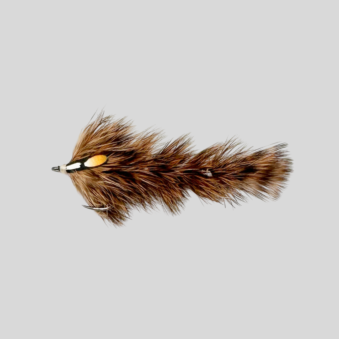 Flymen Next FeatherLite Micro Changer | #4 Hook | 100% Natural Feathers | 6-Segment Articulated | Under 3" | Tan, Olive & Yellow, Grey & White | Trout, Bass & Redfish