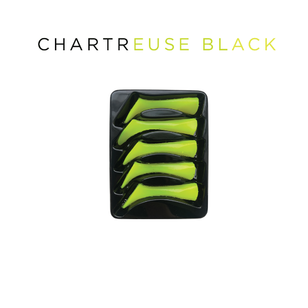 Headbanger Shad 4-1/2" Replacement Tails | 5-Pack | 6 Colors | Twist-On Corkscrew Anchor