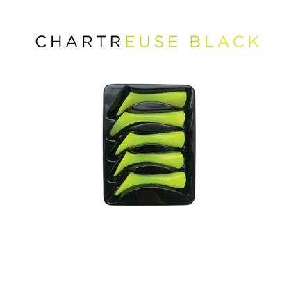 Headbanger Shad 4-1/2" Replacement Tails | 5-Pack | 6 Colors | Twist-On Corkscrew Anchor