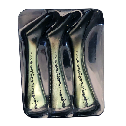 Headbanger Shad 6" Replacement Tails | 3-Pack | 12 Colors | Twist-On Corkscrew Anchor
