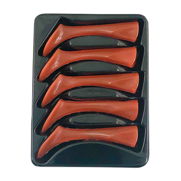 orange fishing lures
