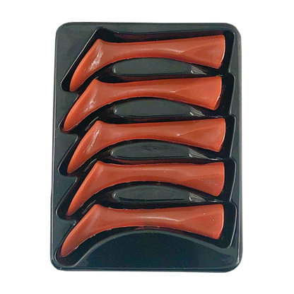 orange fishing lures