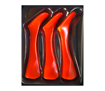 Headbanger Shad 6" Replacement Tails | 3-Pack | 12 Colors | Twist-On Corkscrew Anchor