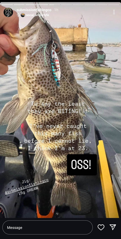 Submission Fishing Co. Micro Mercenary 4-Pack | Slow Pitch Jig | 10g & 15g | 4 Colors | Inshore & Freshwater
