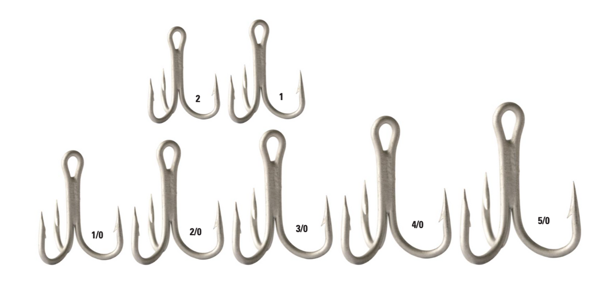 Mustad 9430-DS 5X Strong Treble Hooks 25-Pack