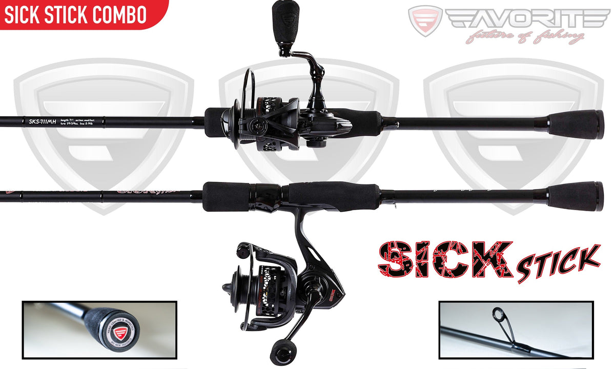 Favorite Fishing Sick Stick Spinning Combo 7'1" Medium Heavy