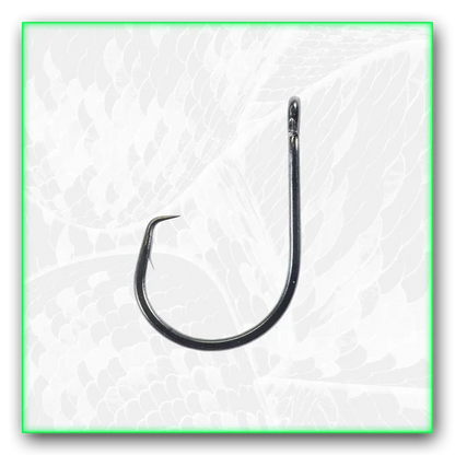 Royal Hooks ROYAL Inline Circle Hook | Straight Eye | Straight Shank | Closed Eye | High-Grade Carbon Steel | 6-Pack | 1/0–10/0 | Big Bait Saltwater & Freshwater