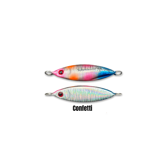 Submission Fishing Co. Sumo Slow Pitch Jig | Two-Face Rigging | Leaf Wobble | 20g | 7 Colors | Bay, Inshore & Surf