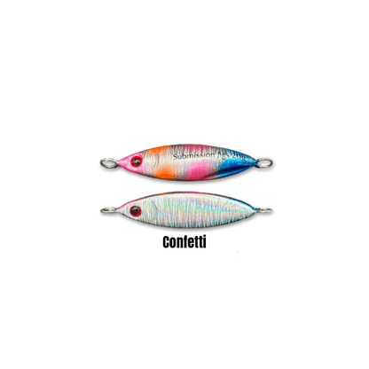 Submission Fishing Co. Sumo Slow Pitch Jig | Two-Face Rigging | Leaf Wobble | 20g | 7 Colors | Bay, Inshore & Surf