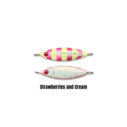 Submission Fishing Co. Sumo Slow Pitch Jig | Two-Face Rigging | Leaf Wobble | 20g | 7 Colors | Bay, Inshore & Surf